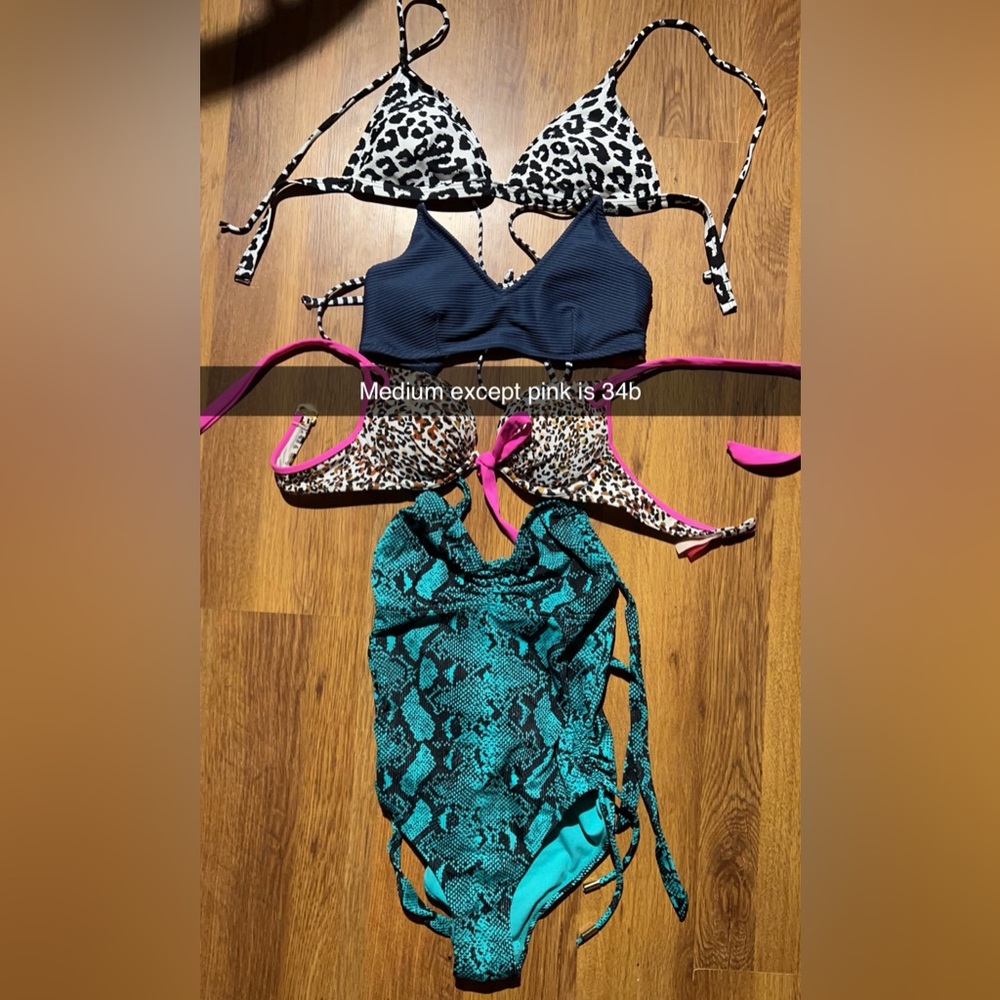 Bikini top lot and one piece